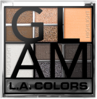 L.A. Colors Cool Color Block Eye Shadow Palette Perspective: Main