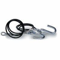 Hitch Cables With Wire Safety Latch Class III - 5000 lbs, Black Vinyl Jacketed