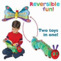 Very hungry caterpillar & butterfly reversible plush toy new arrivals