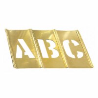 C.H. Hanson Stencil Set,Letters, Punctuation,Brass 10034