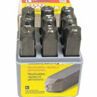 C.H. Hanson Number Set,3/16 In. H,Steel 20561