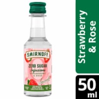 Smirnoff Zero Sugar Infusions Strawberry & Rose Vodka Perspective: Main