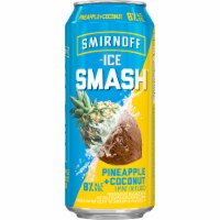 Smirnoff Ice Smash Pineapple & Coconut Flavored Hard Beverage Single Can Perspective: Main