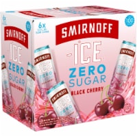Smirnoff Ice Black Cherry Zero Flavored Hard Beverage Perspective: Main