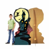 Advanced Graphics  66 x 38 in. Halloween Haunted House Cardboard Standup