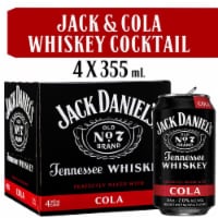 Jack Daniel's Tennessee Whiskey and Cola Ready to Drink Whiskey Cocktail