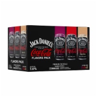 Jack Daniel's® and Coca-Cola Canned Whiskey Cocktails Variety Pack Perspective: Main