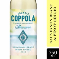 Coppola Diamond Collection Shimmer Sauvignon Blanc Pinot Grigio White Wine, California, 12.0% ABV Perspective: Main