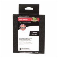 Ali Industries 1603653 4.5 x 5.5 in. Crse Sanding Sponge - Pack of 3