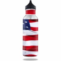 MightySkins BOKE12ST-American Flag Skin for 12 oz Standard Keeper Bottle, American Flag