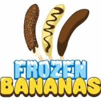 SignMission D-DC-48-Frozen Bananas 48 in. Concession Decal - Frozen Bananas
