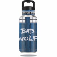 MightySkins OZBOT36-Time Lord Box Skin for Ozark Trail Water 36 oz Bottle Wrap Cover Sticker