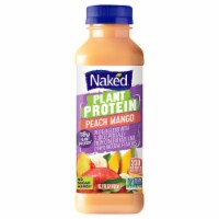 Naked® Juice Plant Protein Peach Mango Fruit Juice Smoothie Perspective: Main