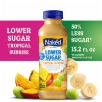 Naked Juice Lower Sugar Tropical Sunrise Flavored Smoothie Blend Perspective: Main