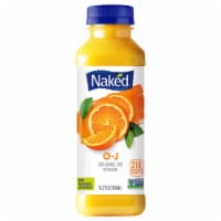 Naked® O-J Orange Juice Bottle Perspective: Main