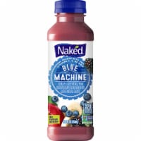Naked Juice Blue Machine Flavored 100% Juice Smoothie Blend Perspective: Main