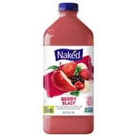 Naked Juice Berry Blast No Sugar Added Antioxidant Juice Smoothie Drink Perspective: Main