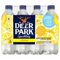 Deer Park® Natural Spring Lively Lemon Flavored Sparkling Bottled Water Perspective: Main