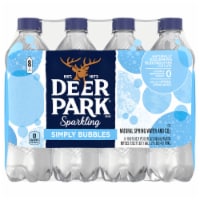 Deer Park® Sparkling Simply Bubbles Natural Spring Water Case Perspective: Main