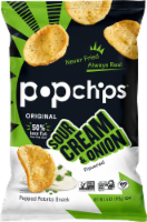 popchips® Sour Cream & Onion Popped Potato Chips Perspective: Main