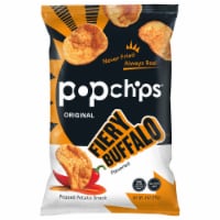 popchips Fiery Buffalo Potato Chip Snack 5oz Perspective: Main