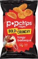 popchips® Ridges Tangy Barbeque Popped Potato Snack Perspective: Main