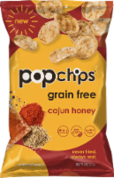 popchips Cajun Honey Popped Chip Snacks Perspective: Main