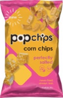 popchips Perfectly Salted Popped Corn Chip Snacks Perspective: Main