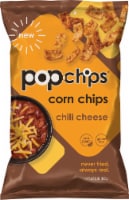 popchips® Chili Cheese Popped Corn Chip Snacks Perspective: Main