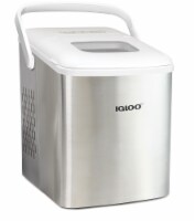 Igloo Automatic Self-Cleaning Portable Countertop Ice Maker with Handle - Stainless Steel