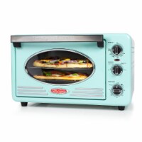 Nostalgia Electrics Retro Series 12-Slice Convection Toaster Oven - Turquoise/Chrome