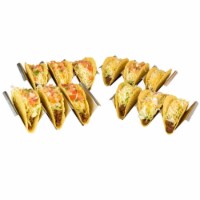 Taco Tuesday TTTH4SS 4 Piece Stainless Steel Taco Holder Set