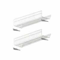 Lozier 9195777 8 x 48 x 13 in. Silver Wire Basket
