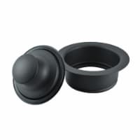 Ace 4011220 3.5 in. Stainless Steel Garbage Disposal Sink Flange, Matte Black Perspective: Main
