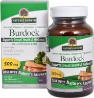 Nature's Answer Burdock Root Vegetarian Caps 500mg Perspective: Main