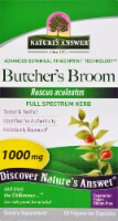Natures Answer Butchers Broom Root Vegetarian Caps 1000mg Perspective: Main