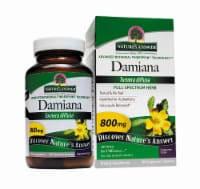 Nature's Answer Damiana Leaf Vegetarian Capsules 800mg Perspective: Main