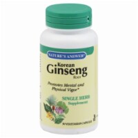 Natures Answer Korean Ginseng Root Vegetarian Capsules Perspective: Main