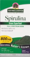 Natures Answer Spirulina Vegetarian Capsules 800mg