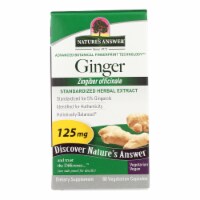 Nature's Answer Ginger Rhizome Vegetarian Capsules Perspective: Main