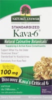 Nature's Answer® Kava 6 Vegetarian Capsules 100mg Perspective: Main