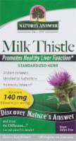 Nature's Answer Milk Thistle Seed Extract Vegetarian Capsules 140mg Perspective: Main