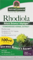Nature's Answer Rhodiola Vegetarian Capsules 100mg
