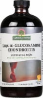 Nature's Answer Liquid Glucosamine and Chondroitin with MSM Natural Orange Perspective: Main