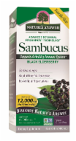 Nature's Answer Black Elderberry Sambucus Family Size Dietary Supplement 12000mg Perspective: Main