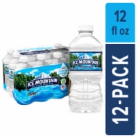 Ice Mountain 100% Natural Spring Water Bottle Perspective: Main