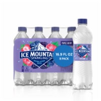 Ice Mountain Berry Flavored Sparkling Bottled Water Perspective: Main