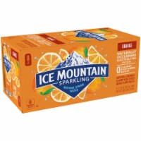 Ice Mountain® Orange Sparkling Water 8 Count Perspective: Main