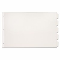 Cardinal® DIVIDER,PPR11X17,5TAB,CLR 84812