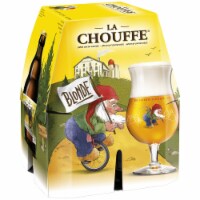 La Chouffe Golden Ale Import Beer 4pk Bottles Perspective: Main